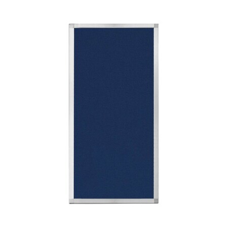 Versare Hush Panel Configurable Cubicle Partition 2' x 4' Navy Blue Fabric 1850203